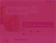 Tablet Screenshot of heilkunst.therapeium.de